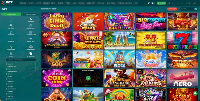 Juegos disponibles en 22bet casino