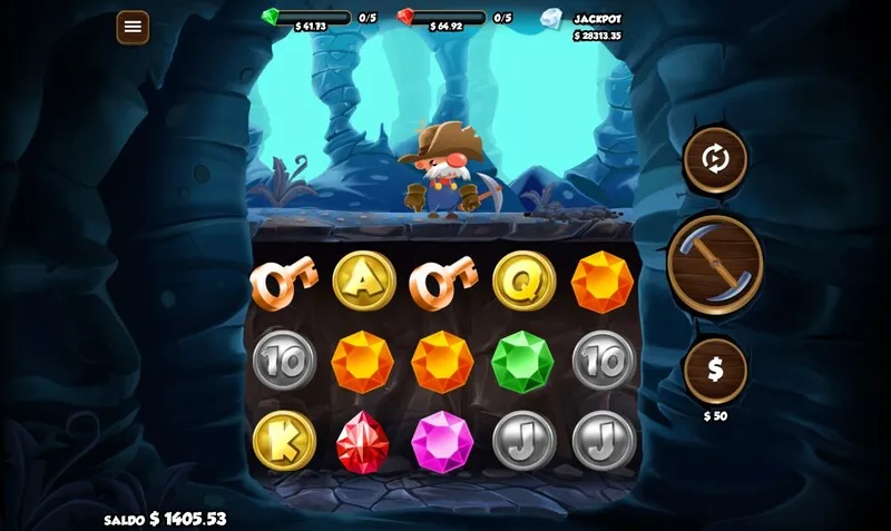 Formas de pago del juego Gold Rush Gus