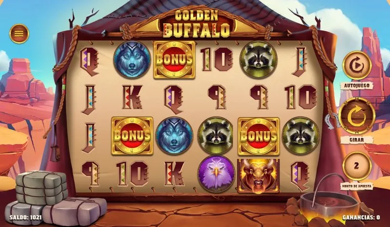 Cómo se cobra en el tragamonedas Golden Buffalo