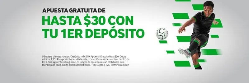 Bono de primer depósito en Betway